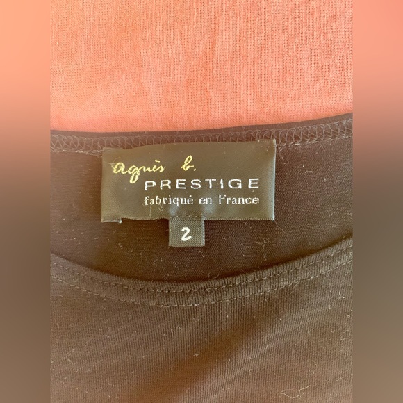Agnès b. Prestige photo print dress, size 2. - Picture 3 of 4